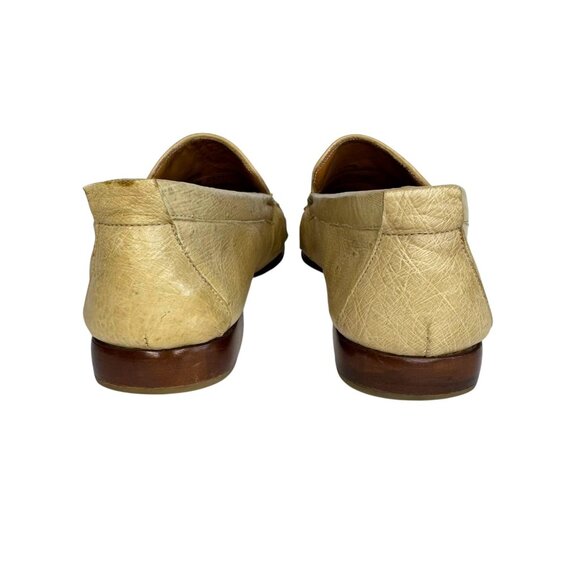 Mezlan Mens Ostrich Tan Slip On Loafer Size 11 US Spain Dress Driving Shoes main image 10